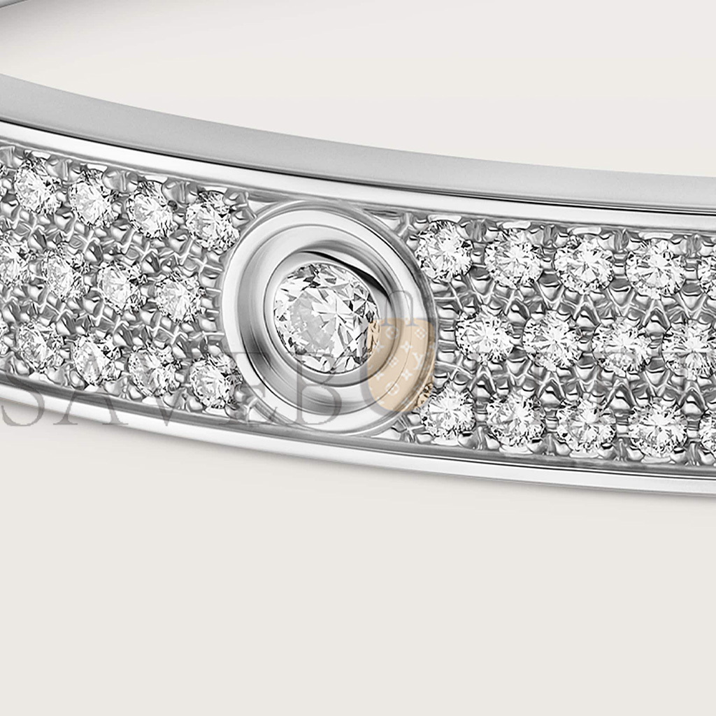 CARTIER  LOVE BRACELET, DIAMOND-PAVED N6033602