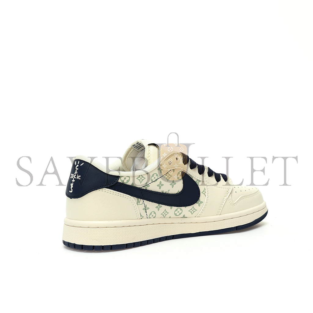 AIR JORDAN 1 LOW OG SP BEIGE NAVY GLOOMY BEAR LV SJ2068-100