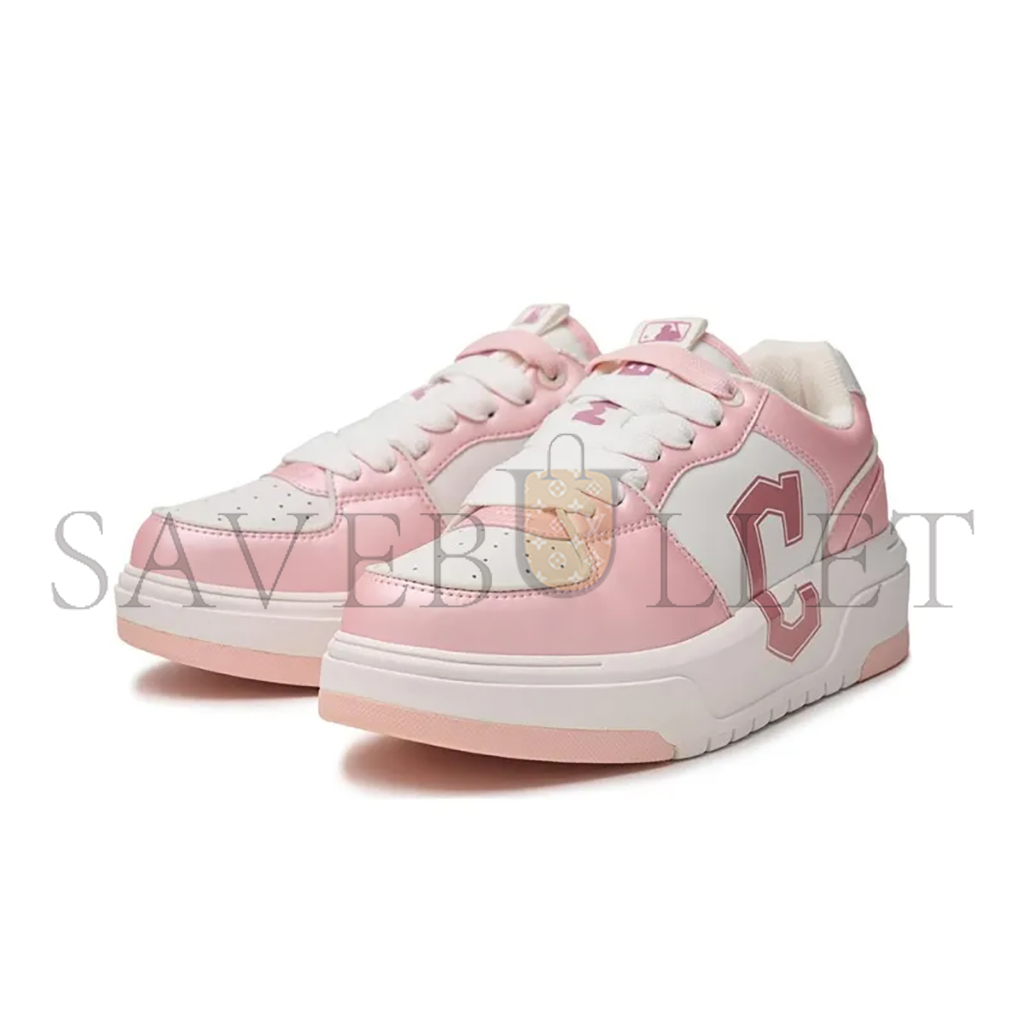 MLB CHUNKY LINER SKATEBOARD SHOES WOMEN'S LOW-TOP PINK 3ASXCLM4N