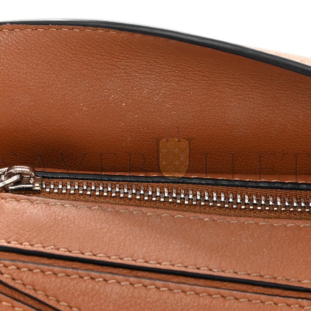 LOEWE CALFSKIN MINI PUZZLE BAG TAN (18*12.5*8cm)