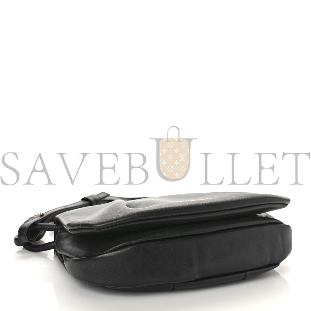 LOEWE SHINY NAPPA CALFSKIN PASEO SATCHEL BLACK (27*18*6cm)