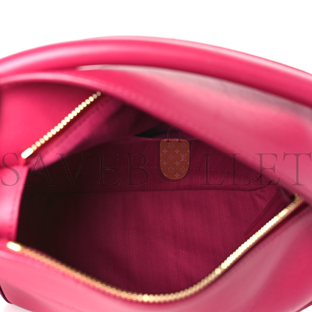 LOEWE SATIN CALFSKIN MONOCHROME SMALL PUZZLE EDGE BAG RUBY RED GLAZE (24*16.5*10.5cm)