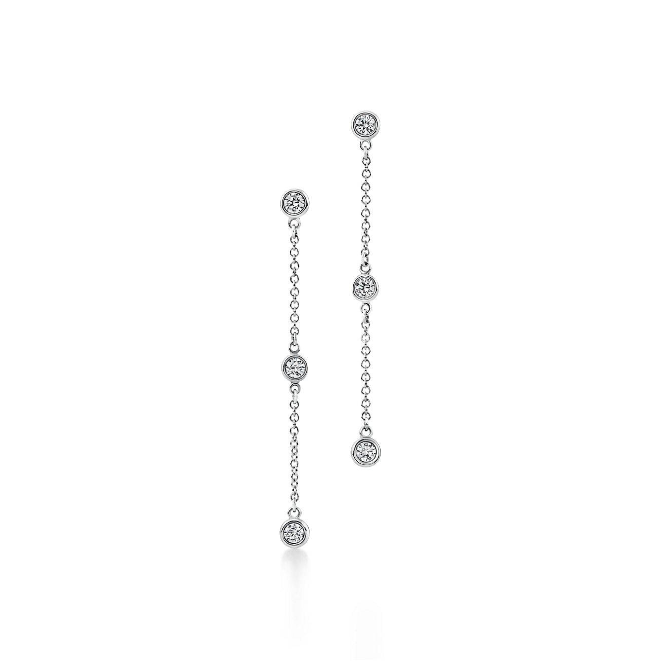 TIFFANY  ELSA PERETTI® DIAMONDS BY THE YARD® DROP EARRINGS IN PLATINUM 60141894