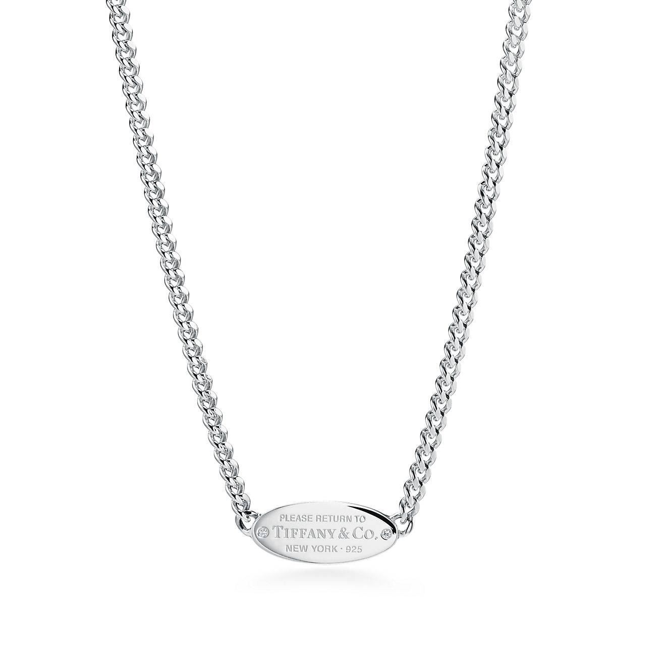 TIFFANY  RETURN TO TIFFANY® OVAL I.D. NECKLACE