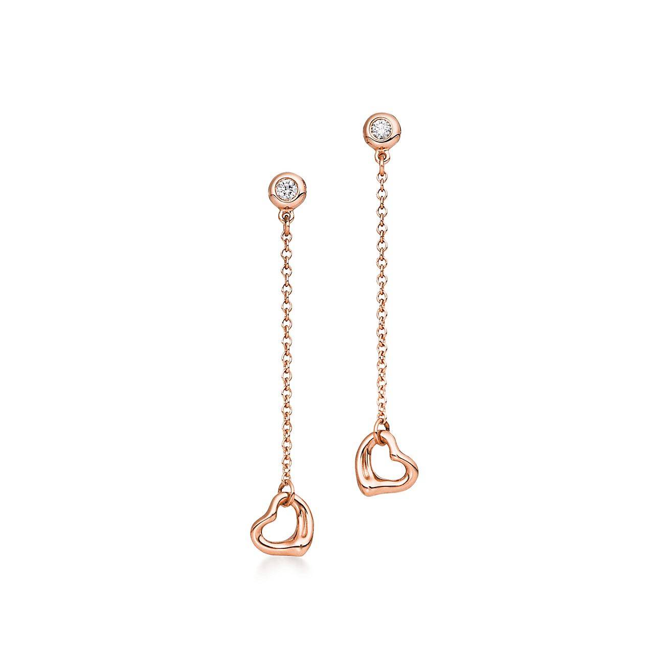 TIFFANY  ELSA PERETTI® DIAMONDS BY THE YARD® OPEN HEART EARRINGS