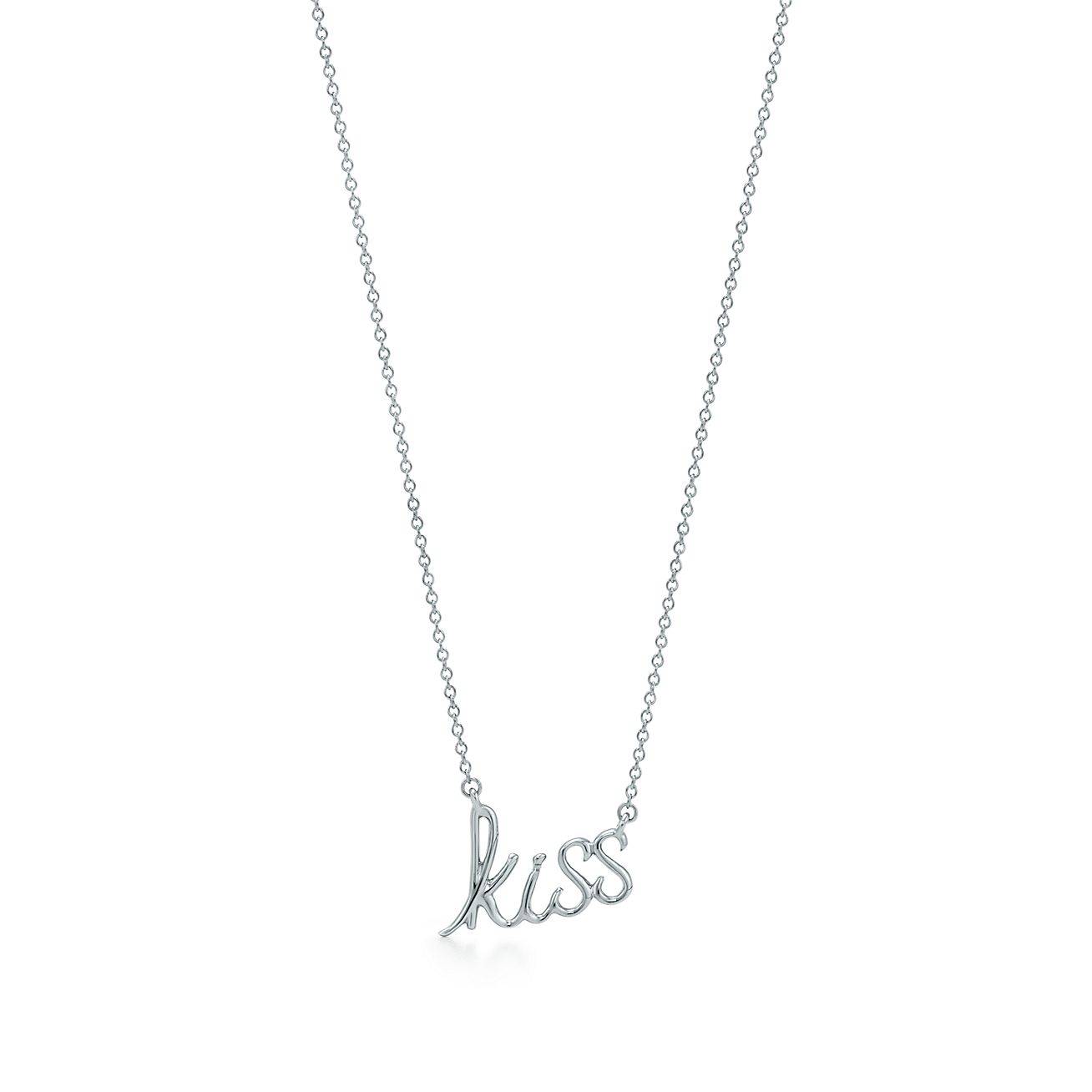 TIFFANY  PALOMAS GRAFFITI KISS PENDANT