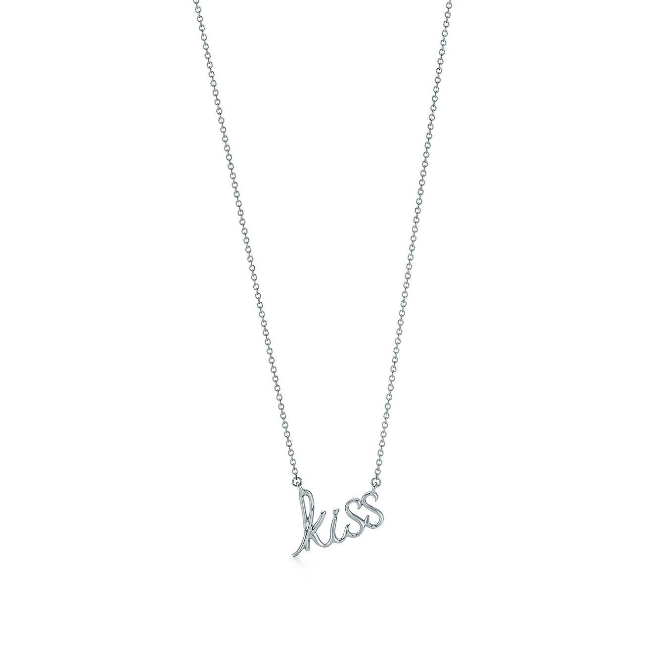 TIFFANY  PALOMAS GRAFFITI KISS PENDANT