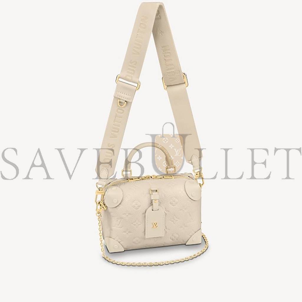 LOUIS VUITTON PETITE MALLE SOUPLE HANDBAG :M45394 (20*14*7.5cm)